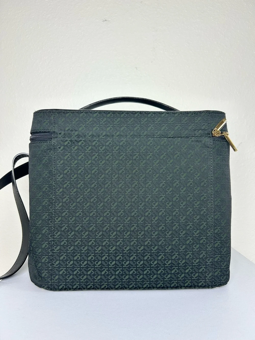 Loewe Anagram Jacquard Vanity Case Crossbody Bag